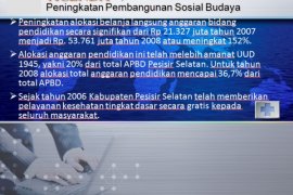 AGENDA  V: Peningkatan Pembangunan Sosial Budaya