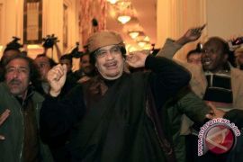 Tentara Gaddafi Berparade Rayakan Kemenangan di Zawiyah