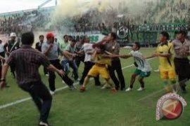 Pemain Persisam dan Tim PON Kaltim Terlibat Perkelahian