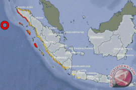 Epicenter of magnitude 8.5 quake in Simeulue, Aceh