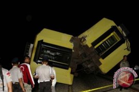 Penumpang KA Prameks sebagian besar luka ringan