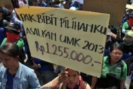 Upah Minimum 21 Kabupaten/Kota Belum Penuhi KHL