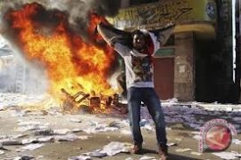  Kantor Ikhwanul Muslimin Kairo Dibakar         