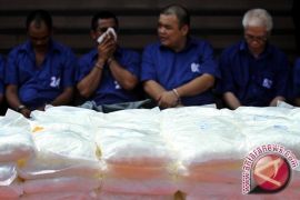 Polisi gerebek pabrik narkoba rumahan