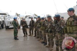  Prajurit TNI di Lebanon Patroli Bareng Tentara Perancis
