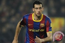 Gelandang Barcelona Sergio Busquets Absen Pada Pertandingan Lawan Rayo