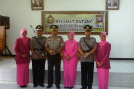 Pejabat Kasat Lantas Polres Tanahdatar Sertijab