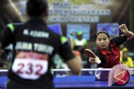 IKWI Kaltim Raih Medali Perunggu Tenis Meja