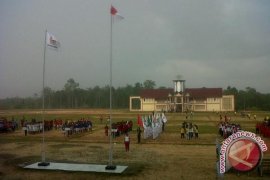 Pembukaan Porkab Landak Diguyur Hujan