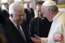 Presiden Palestina bahas masalah Timur Tengah dengan Paus di Vatikan