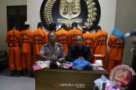 Polres Lhokseumawe Amankan Penyimpan Senpi