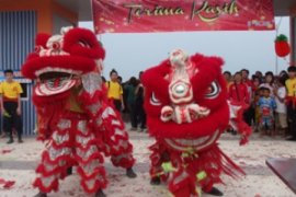 Karimun gelar festival  barongsai internasional