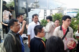 Peserta Konfederasi Jurnalis ASEAN tiba di Palembang