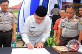 Bupati Muba-Kapolda Sumsel resmikan gedung Satlantas Polres 