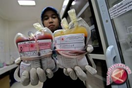 Polres Banjar Sumbang Ratusan Kantong Darah