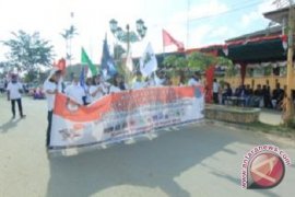 Wabup Tanjabar Lepas Kirab dan Kampanye Damai Pemilu 2014 