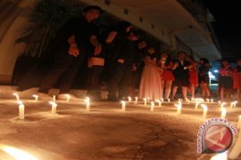 Peringatan "Earth Hour" di Gorontalo Diwarnai Pakaian Superhero 