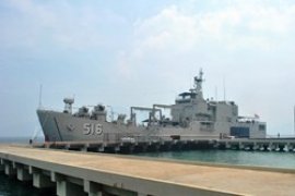 Kapal Peserta Latma Komodo Tiba di Perairan Natuna