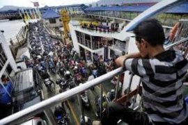 Arus Balik di Bakauheni Padat
