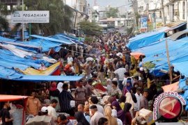 Aktivitas Perdagangan di Pasar Muntok Berangsur Normal