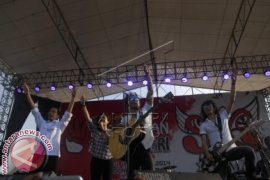 Jokowi Disambut Ribuan Slankers Boyolali