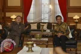 Pimpinan MPR Tiba di Rumah Dinas Jokowi
