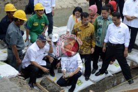 Presiden Resmikan Sarana Irigasi di Sidrap