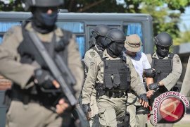 Brimob Latihan Pengamanan Pemindahan "Bali Nine"