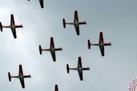 Dua Pesawat Jupiter Aerobatic Team TNI Jatuh