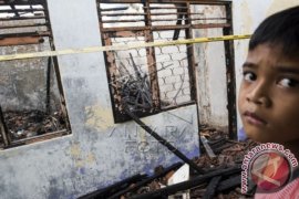 Puing Kebakaran Gedung Komnas Perlindungan Anak