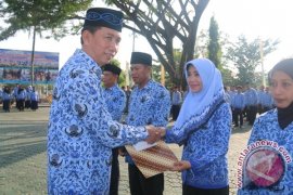 Bupati Barut Serahkan SK Pengangkatan ke CPNS Honorer