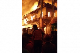 Pasar Tengah Pontianak Terbakar