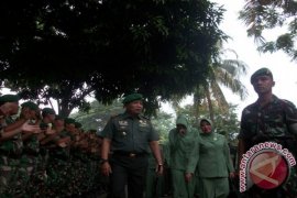 Danrem 023/KS Kunjungi Batalyon 123/Rajawali