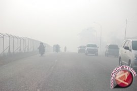 Kabut Asap Tebal Selimuti Bangka Tengah