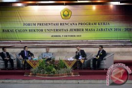 Tiga Bakal Calon Rektor Unej Beradu Program Kerja 
