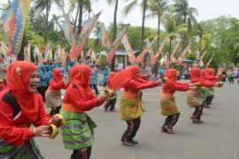 PKK Inhil Tampilkan Tari Rentak Bulian
