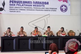 Pramuka Barito Utara Gelar Penyuluhan Narkoba 