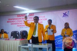 Pilrek UNM Prof Husain raih suara terbanyak 