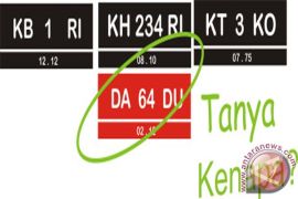 Polda Tertibkan Nopol Luar Kalsel 