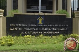 Ricuh, Sidak Menkumham di LP Pontianak