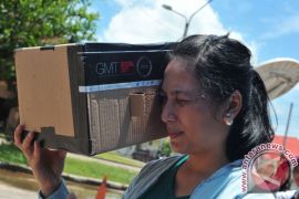 Langit Palangkaraya Tertutup Awan Saat GMT, Matahari Tak Terlihat