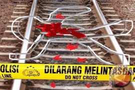 Seorang warga Medan tewas ditabrak  kereta api