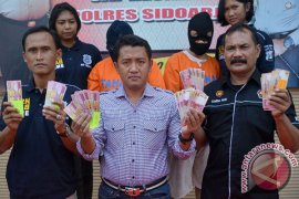 Polres Sidoarjo Tangkap Sindikat Pengedar Uang Palsu