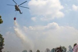 Helikopter Bom Air Kebakaran Cagar Biosfer Giam Siak Kecil-Bukit Batu
