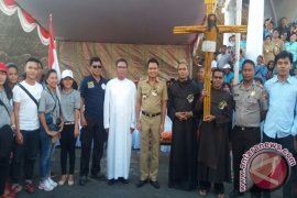 Salib IYD singgah di Minahasa Tenggara