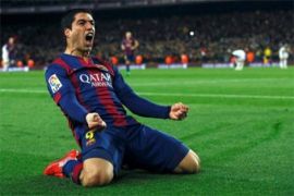 LIGA CHAMPIONS - Barcelona Tundukkan Atletico Madrid 2-1