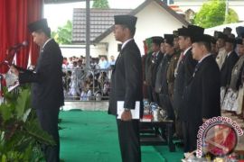 Bupati Barito Utara Pimpin Upacara Hardiknas 