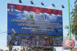 Gubernur Akpol Tinjau Kegiatan Latsitardanus Bangka Tengah