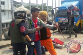 "Cosplayer" Ramaikan Libur Panjang di Bandung