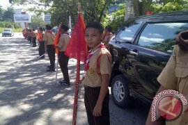 5.000 Pramuka Ikuti Senam Tongkat Di Kendari